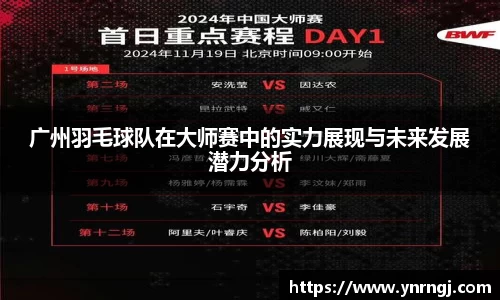 广州羽毛球队在大师赛中的实力展现与未来发展潜力分析